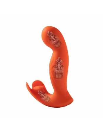 Crave 3 - Vibromasseur point G - tete massage rotative - stimulateur clitoridien