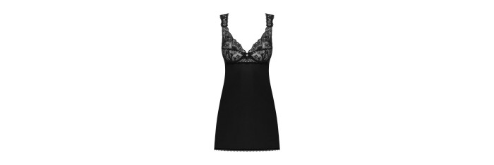 Donna Dream babydoll et String - Noire