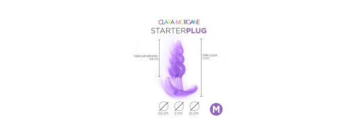 Starter plug Clara Morgane - Mauve M