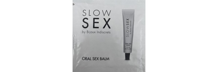 Baume pour sexe oral dosette - Slow Sex - 1 ml