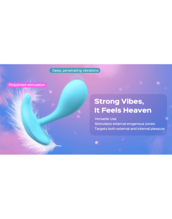 Loli - vibromasseur avec application pour le point G et le clitoris