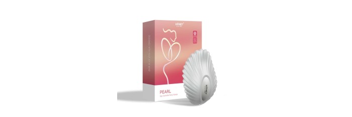 Pearl Blanc - Vibromasseur magnétique contrôlé par application