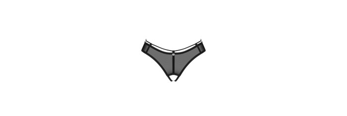 Roxelia string ouvert - Noir