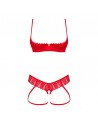 Ingridia ensemble 2 pièces ouvert - Rouge