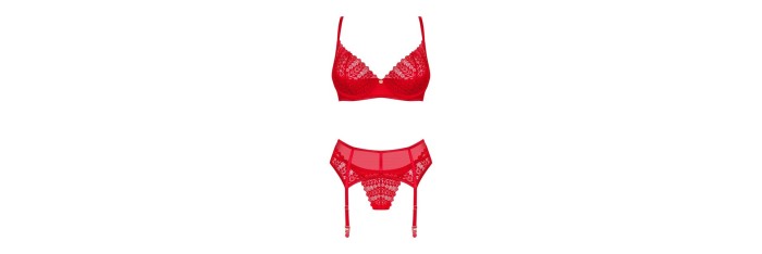 Ingridia ensemble 3 pièces - Rouge