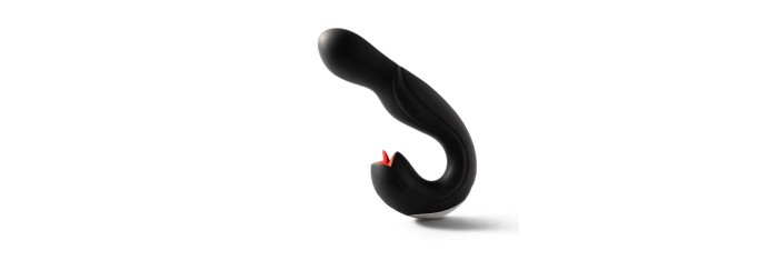 Joi Pro 2 Black - Vibrateur - lécheur de clitoris rotatif à tête télécommandée pour le point G