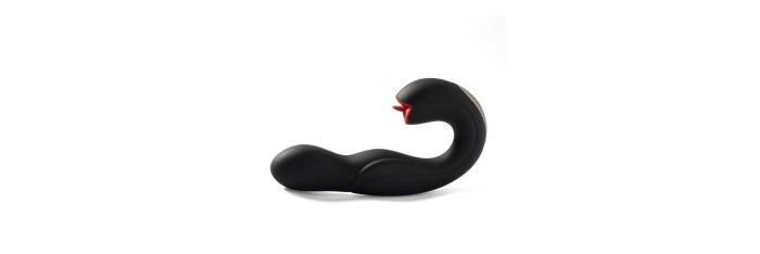 Joi Pro 2 Black - Vibrateur - lécheur de clitoris rotatif à tête télécommandée pour le point G