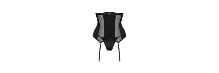 Chic Amoria corset et string - Noir