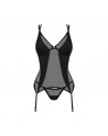 Nesari corset et string - Noir