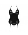 Viranes corset et string - Noir