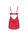 Chilisa babydoll et string - Rouge