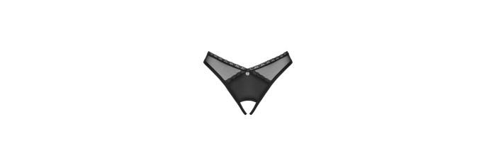 Latinesa string ouvert - Noir