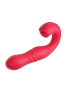 JOI THRUST 2 rouge - Vibromasseur point G - lèche-clitoris - va et vient contrôlé par application