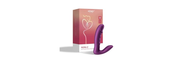 RORA 2 Capteur de pression G-Spot rotatif et stimulateur clitoridien