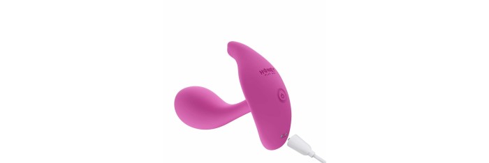 Oly 2 Vibromasseur à pression et application controlable avec le voix Rose