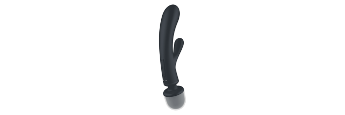 Triple lover Rabbit et Wand Satisfyer - Noir