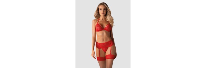 838-SEG-3 Ensemble 3 pcs - Rouge