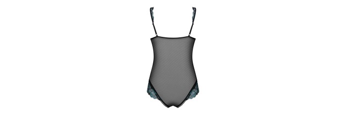 Amanta Body ouvert - Noir et Turquoise