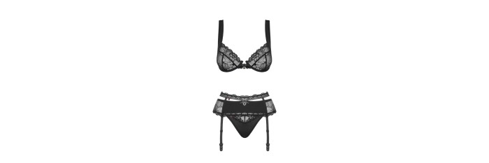 Heartina Ensemble 3 pcs - Noir