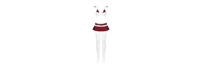 Schooly Costume - Rouge et Blanc
