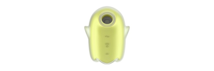 Stimulateur sans contact et vibrant Glowing Ghost yellow - Satisfyer