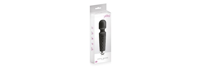 Vibro Love Wand rechargeable noir - Yoba