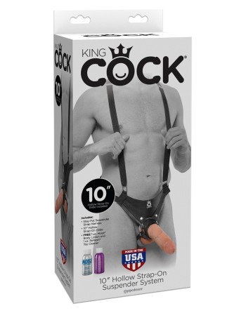 Gode ceinture creux 25 cm - chair