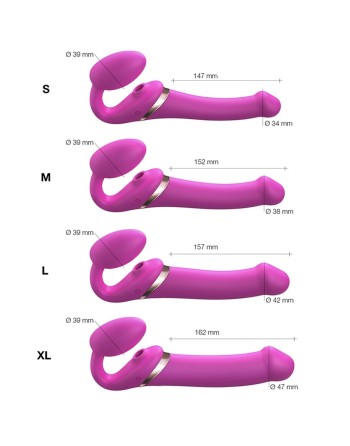 Strap-on-me Multi Orgasm Fuchsia L