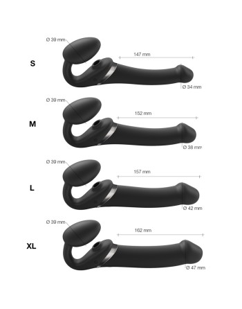 Strap-on-me Multi Orgasm noir XL