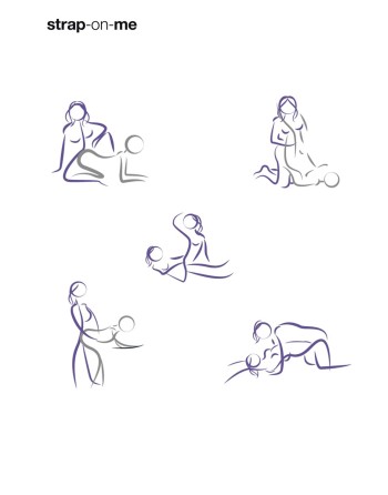 Strap-on-me vibrant violet L