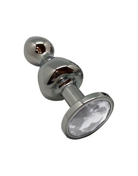 Plug bijou Lollypop transparent M - Wooomy