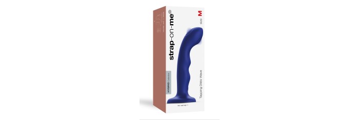Vibro Tapping dildo wave bleu - Strap on Me