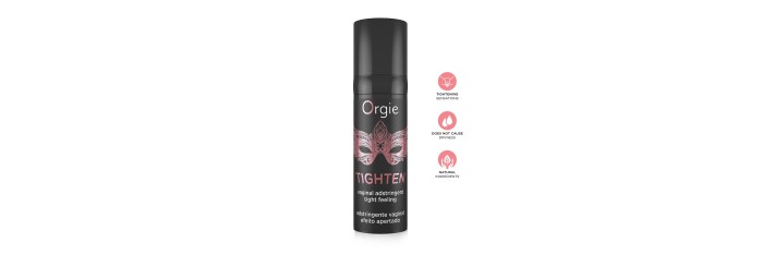 Gel intime raffermissant le vagin Tighten