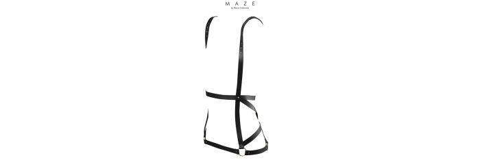 Robe harnais noire - Maze