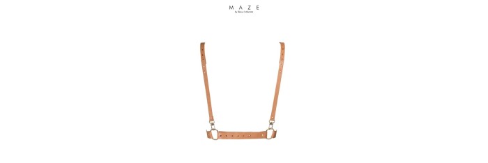Harnais X marron - Maze
