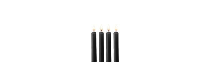 4 bougies SM noires - Ouch!