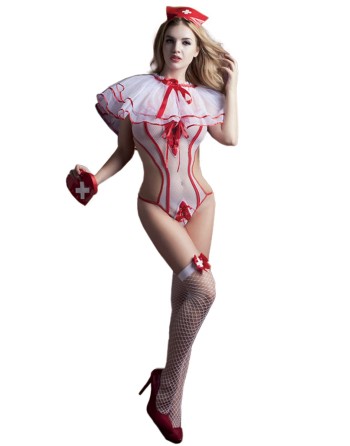 Déguisement infirmière sexy 7 pièces