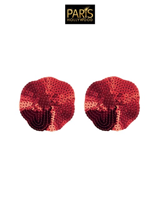 Nipples rouges sequin - Paris Hollywood