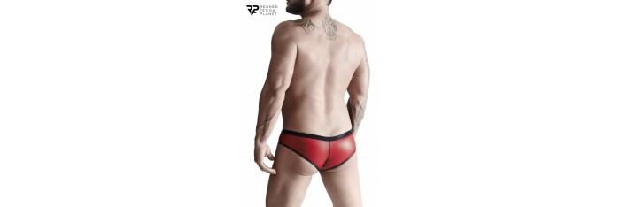 Slip rouge wetlook - Regnes