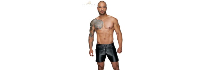 Short casual wetlook H061