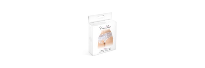 Culotte ouverte blanche Amanda - Fashion Secret