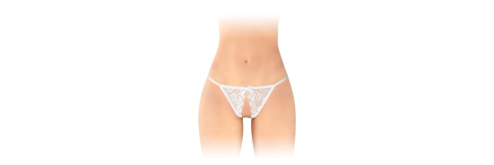 Culotte ouverte Zoé blanche - Fashion Secret