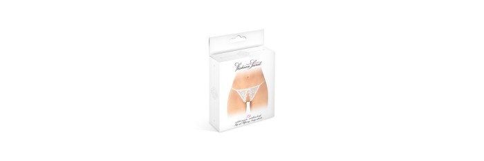 Culotte ouverte Zoé blanche - Fashion Secret