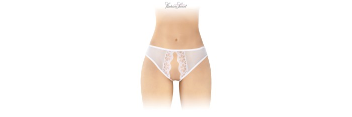 Culotte blanche ouverte Ambre - Fashion Secret