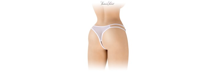 String blanc ouvert Victoria - Fashion Secret