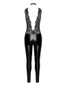 Combinaison collier Libido F298 wetlook et dentelle