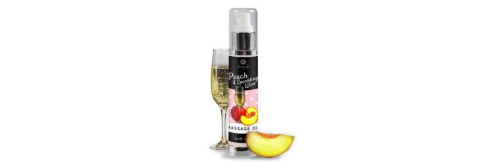 Huile de massage Pêche et Vin pétillant 3682 - 50 ml