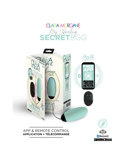 My vibrating secret egg - Bleu