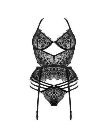 Lace Temptation ensemble - noir