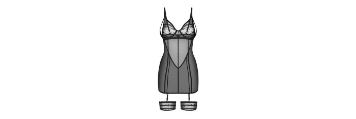 Nuites nuisette et string - Noirs